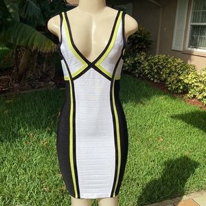 Bebe Sexy Bodycon Bandage Dress